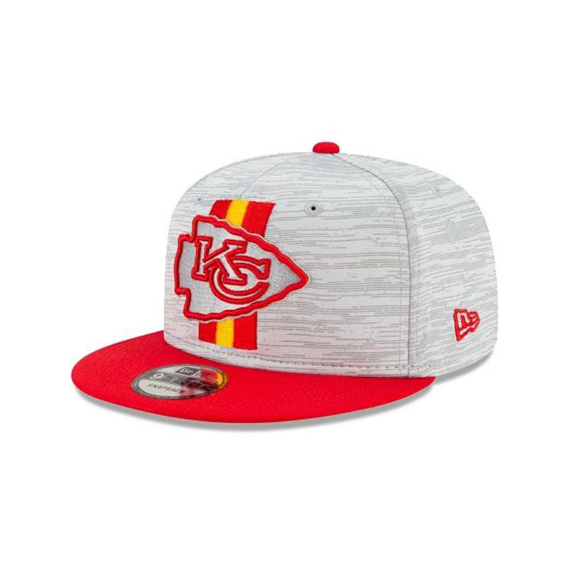 NFL Kansas City Chiefs Official Training 9Fifty Snapback (ODS3304) - Red New Era Caps